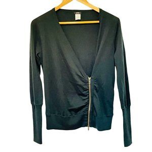 J. Crew | 100% Merino Wool Dark Green Cardigan